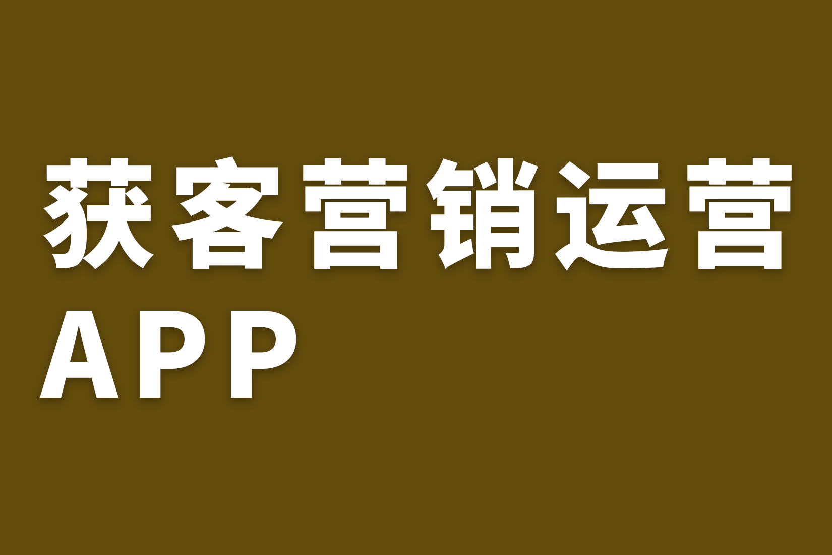 惠州获客营销运营APP